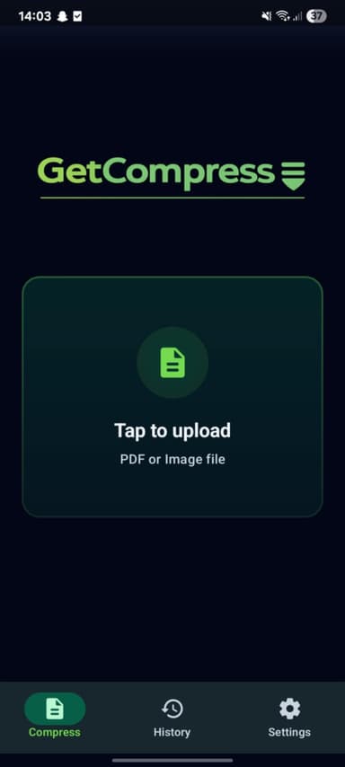 GetCompress screenshot 1