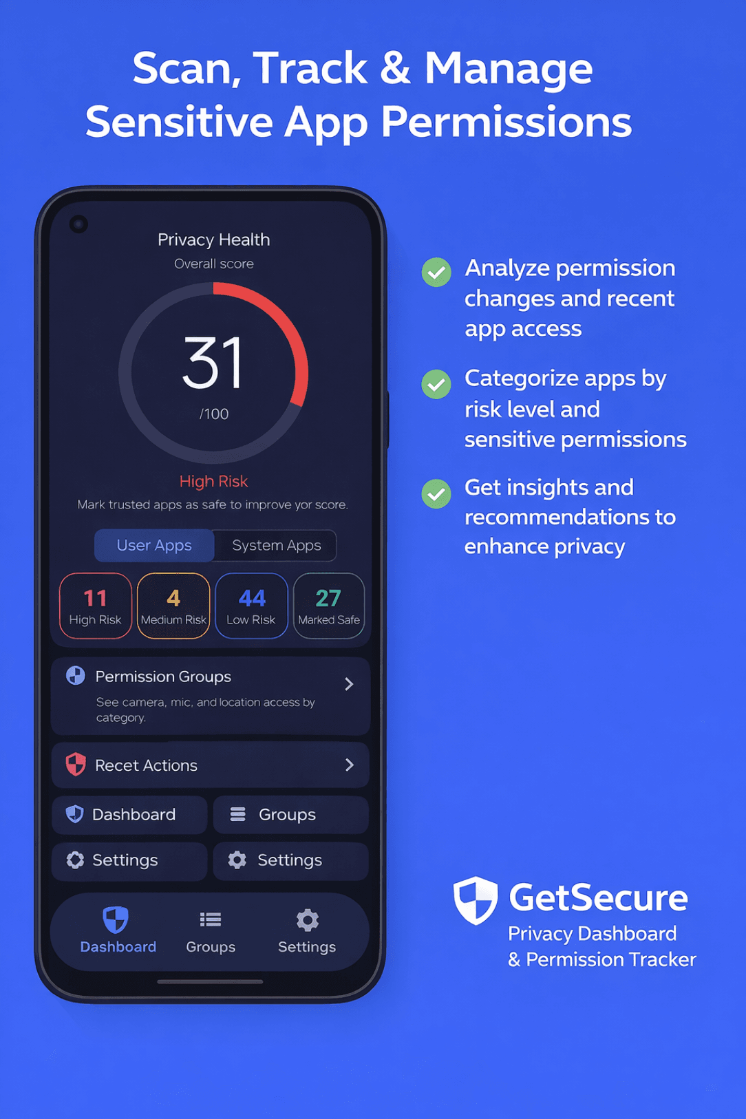 GetSecure screenshot 1