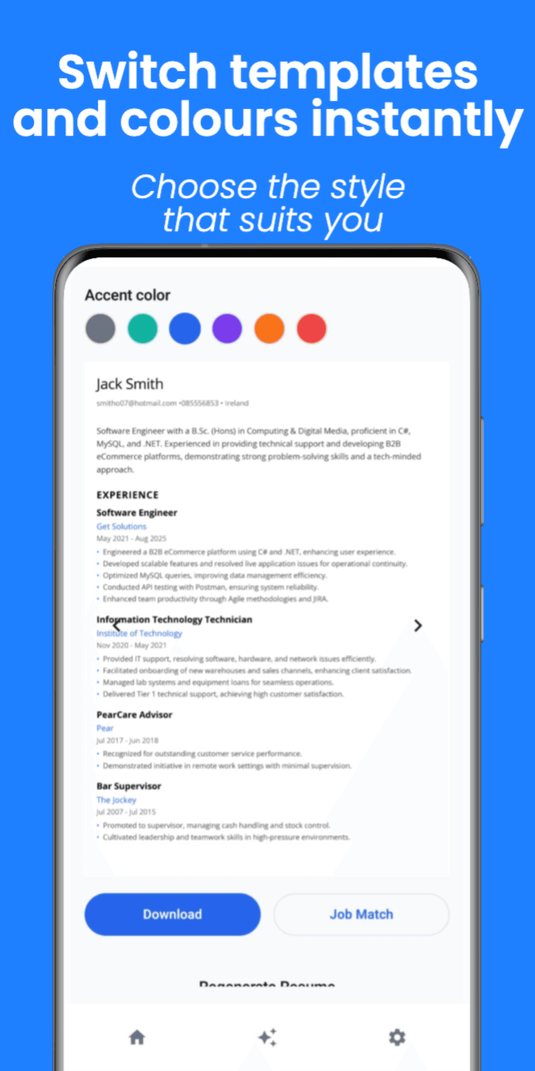 Smart Resume screenshot 2