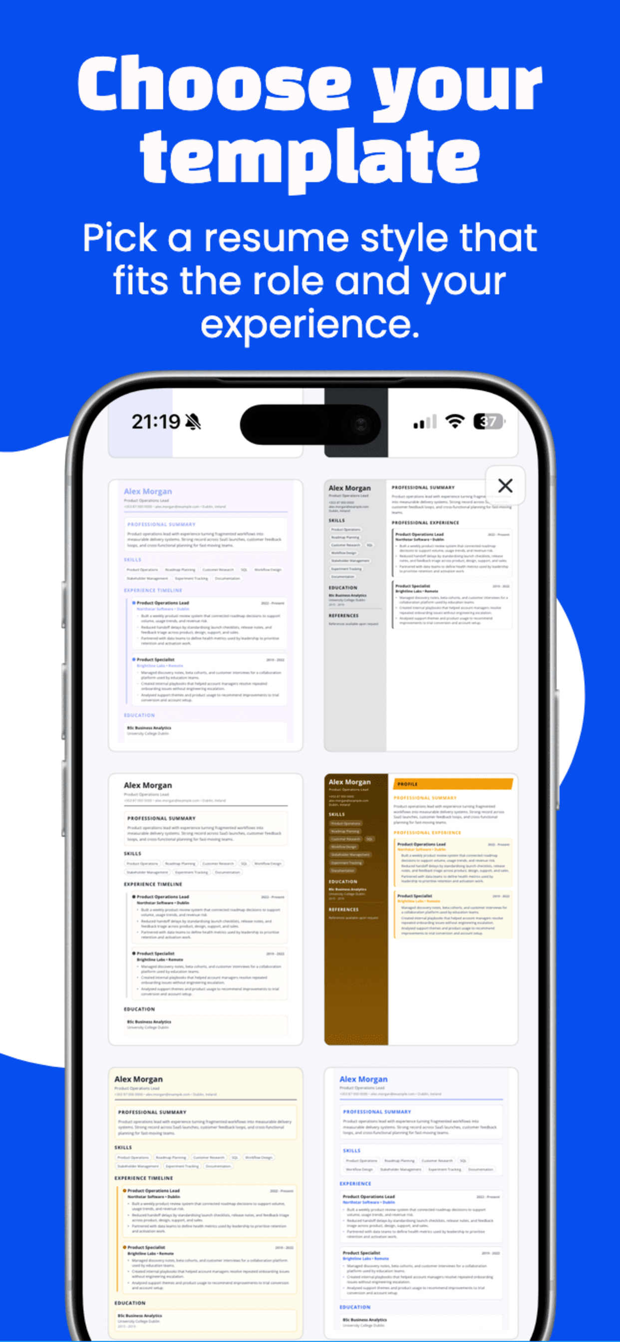 Smart Resume app screenshot 3